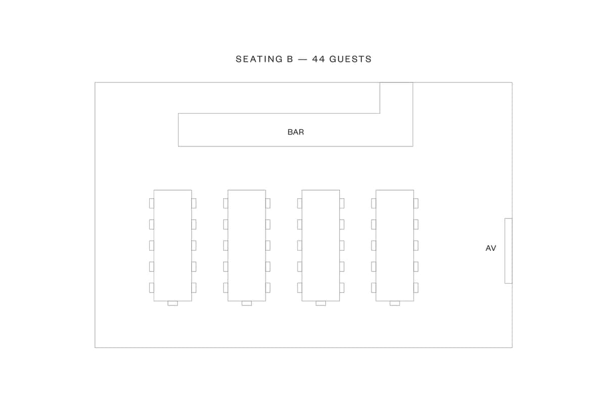 Ivy Room seating layout