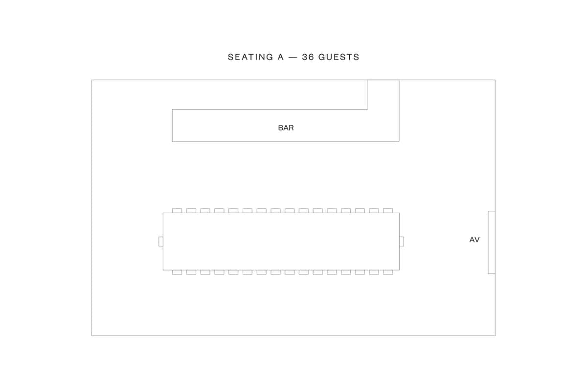 Ivy Room seating layout