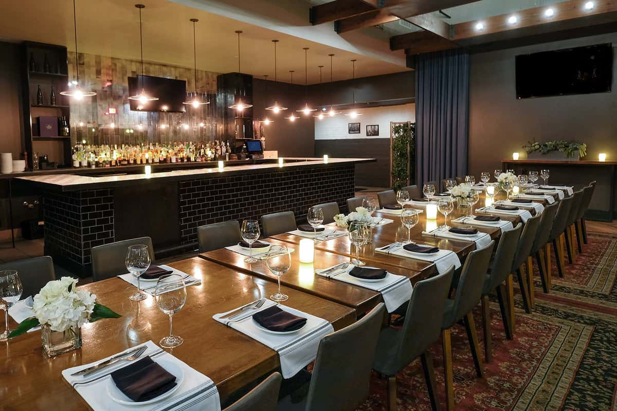 Plated seating for up to 44 guests