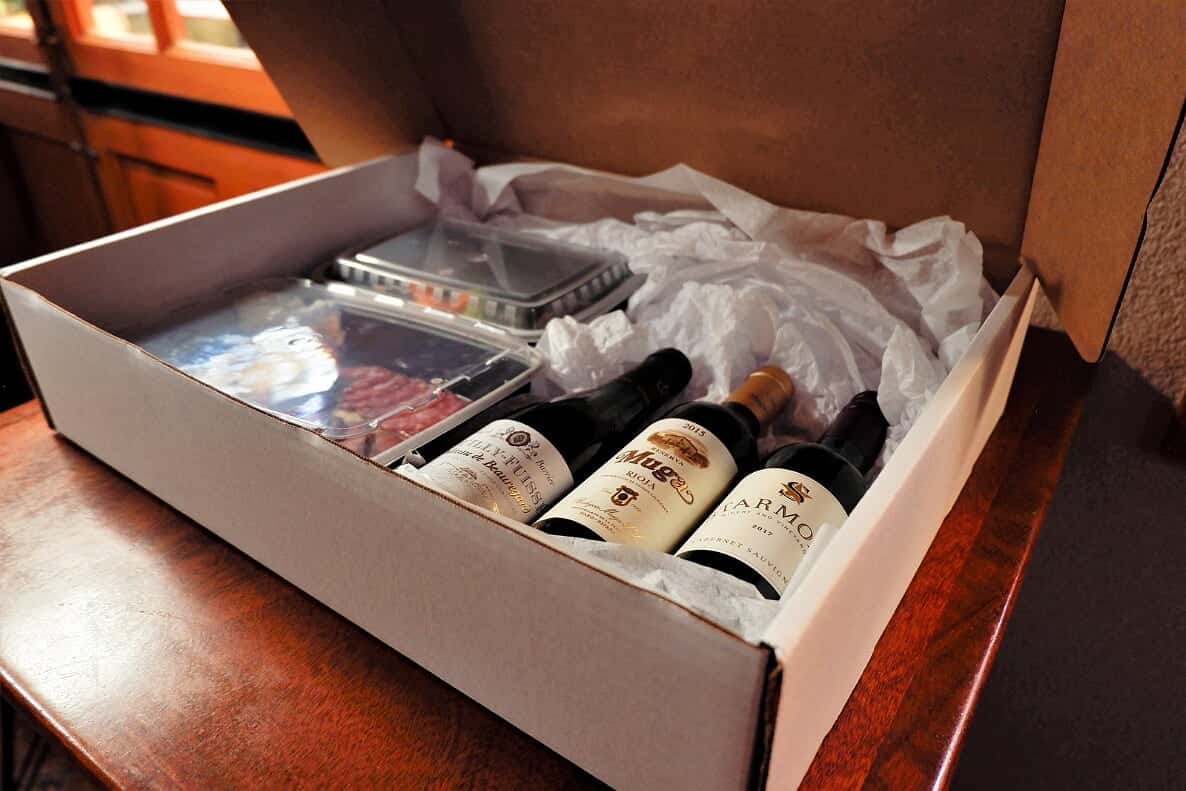 box of wines
