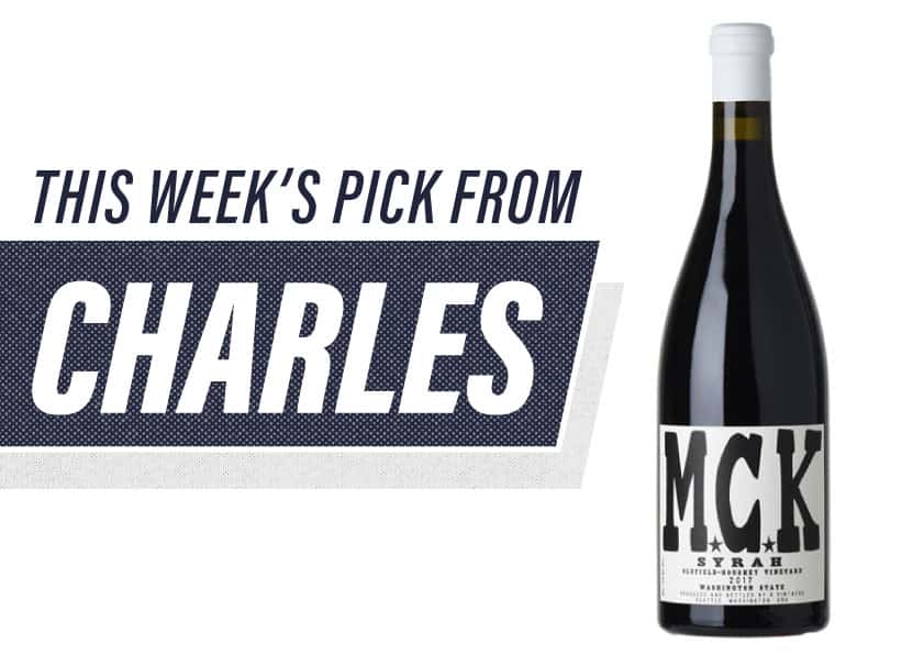 This Week's pick from Charles