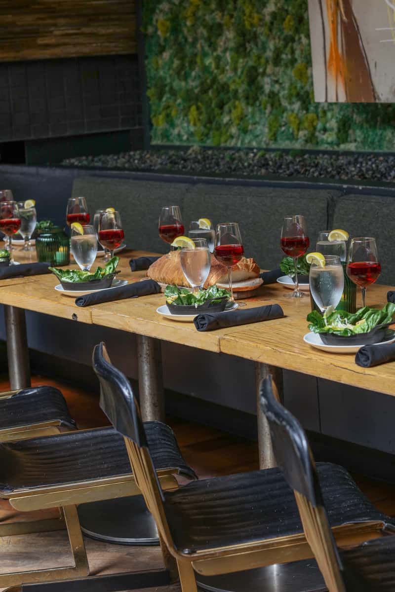 Table with place settings
