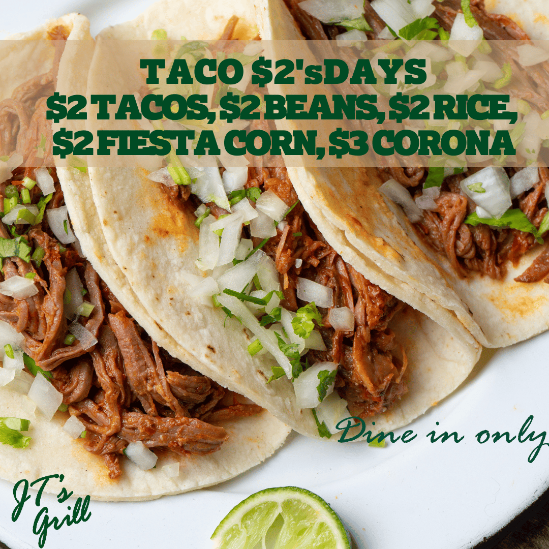 Taco $2'sdays