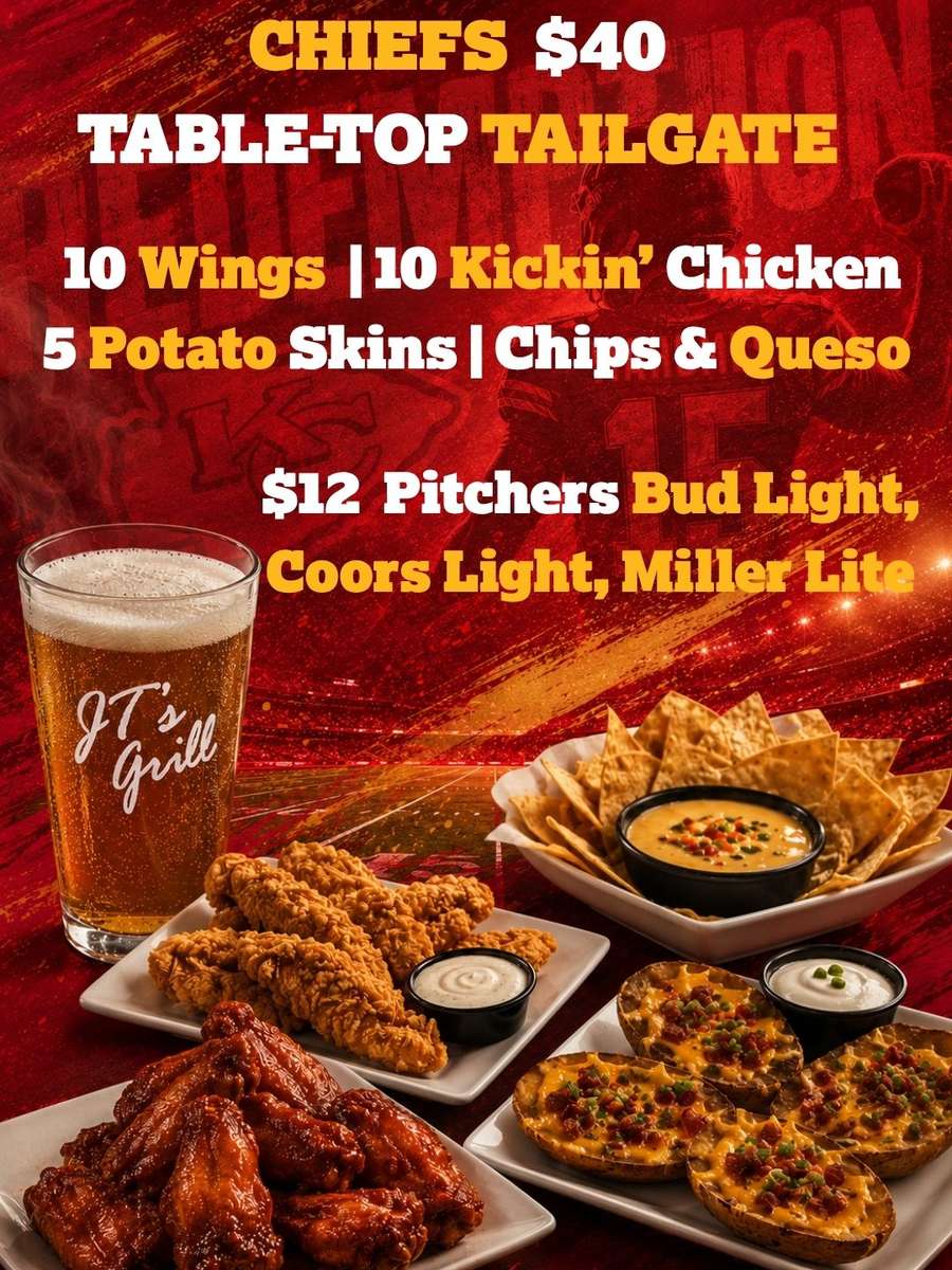 CHIEFS TABLE–TOP TAILGATE
