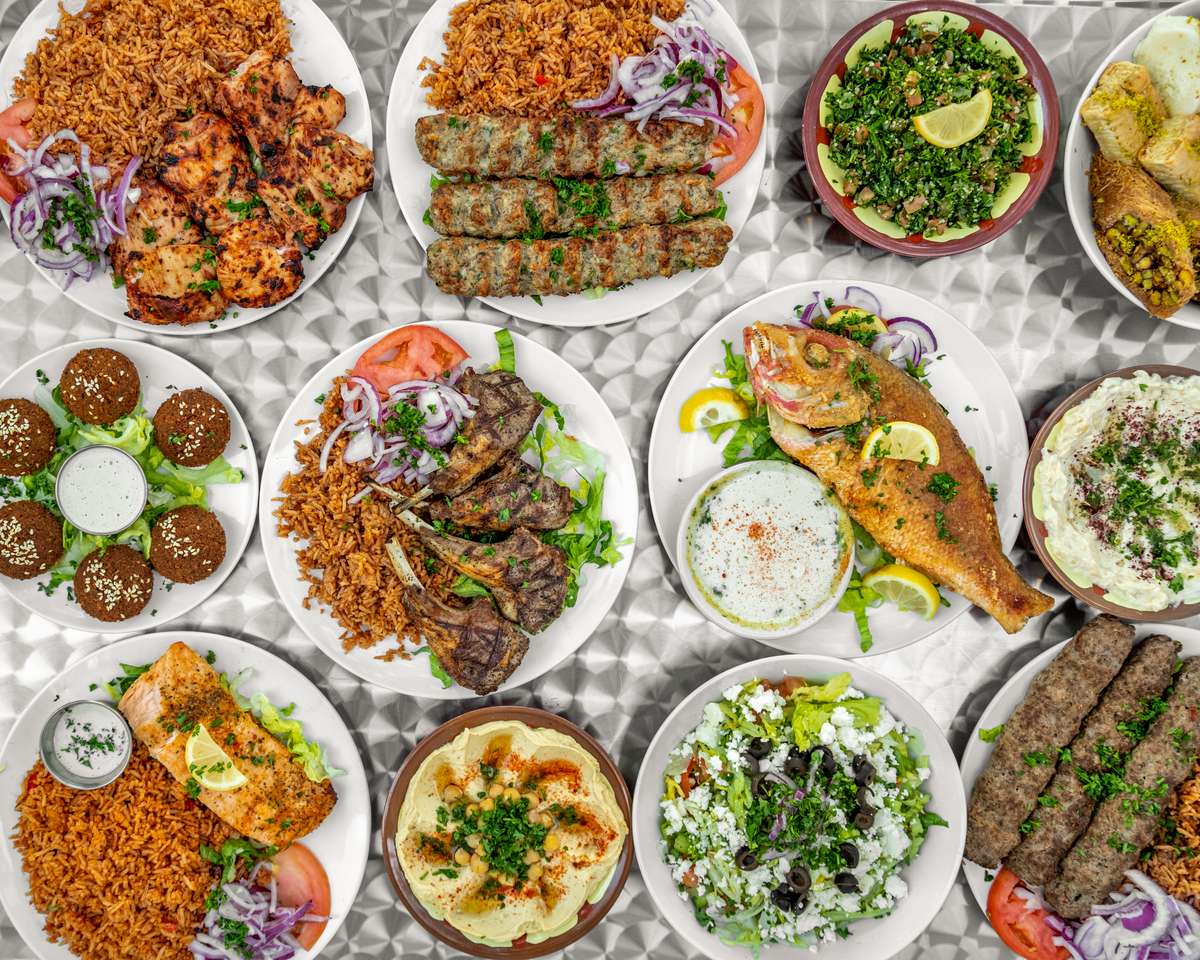 variety of foods
