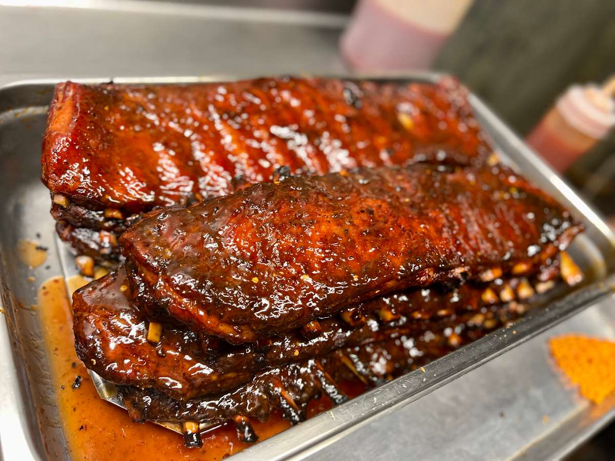 Pit Boss Pellet Smoked Ribs On Pellet Grill Back Ribs Pork Roast
