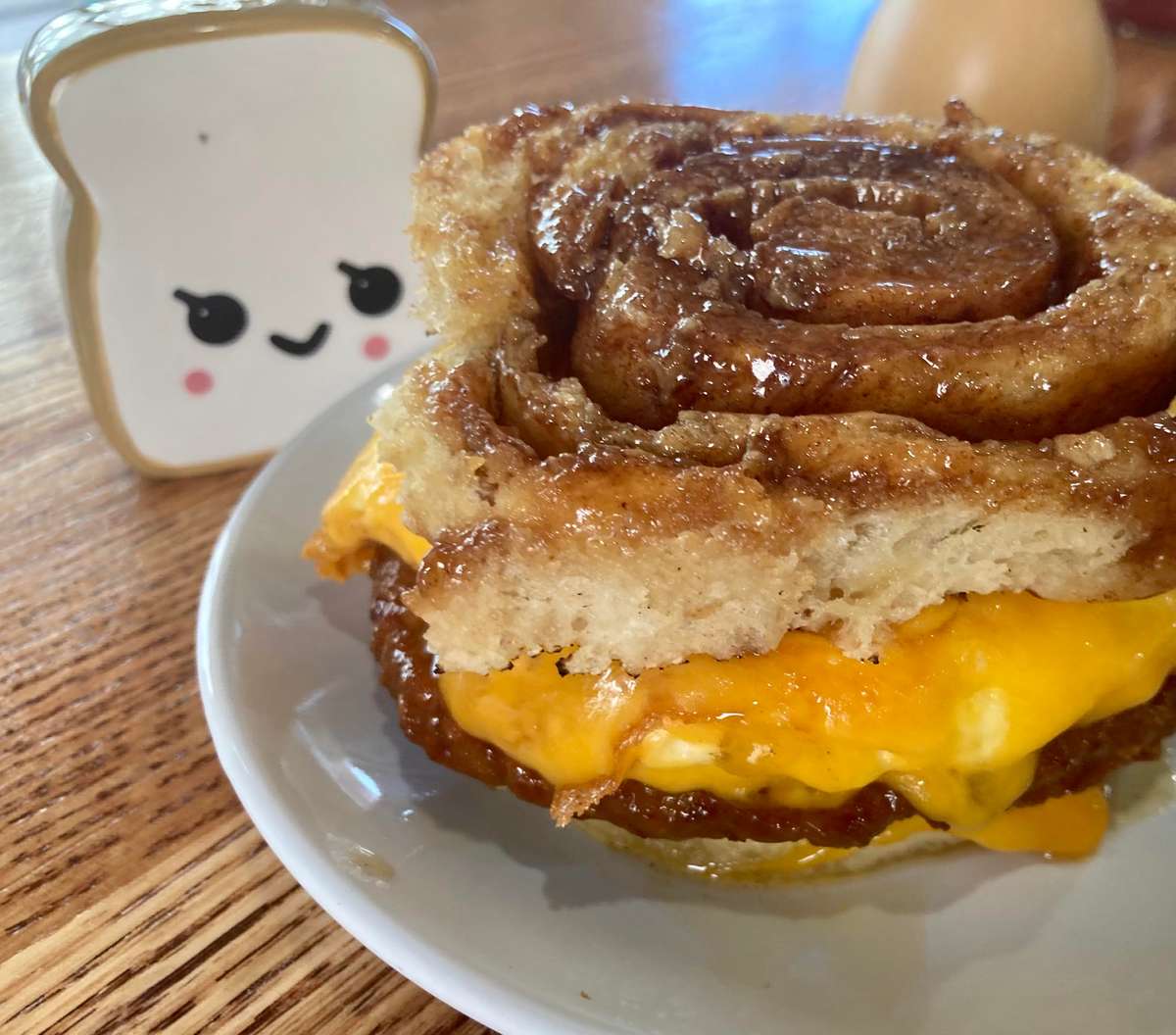 cinnamon roll sandwich