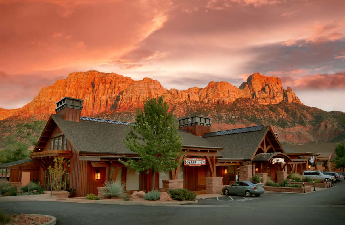 Front of the Switchback Grille restaurant building