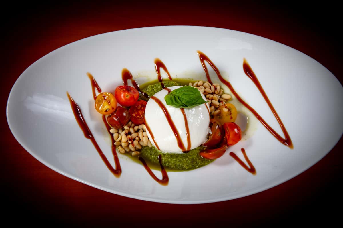 Burrata appetizer