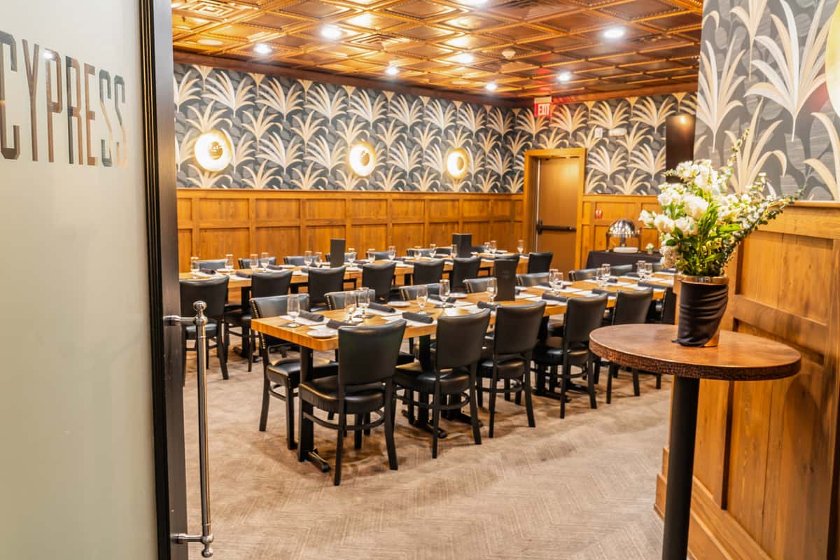 chophouse thirteen cypress room