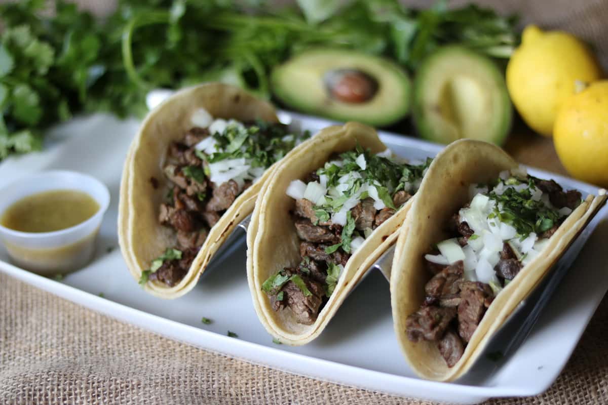Tacos de Carne Azada (GF)