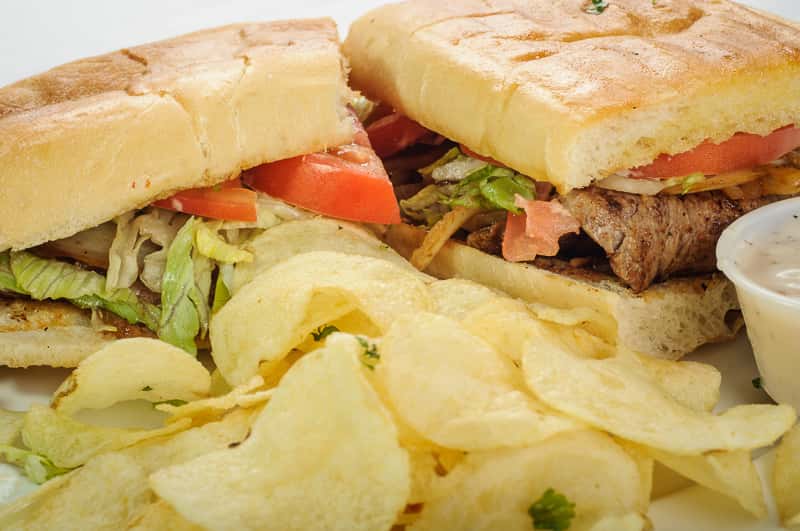 Spanish Steak Sandwich Takeout Lunch Menu Latinos Y Mas Mexican