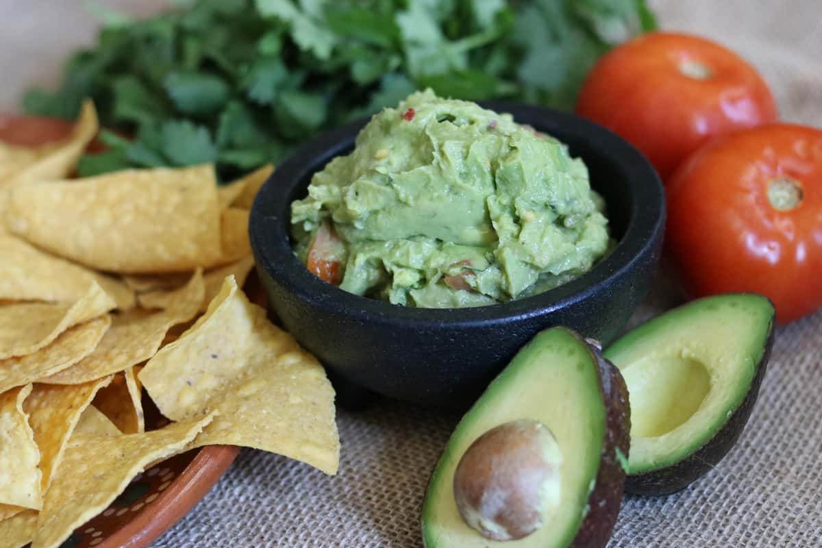 Nachos and guacamole