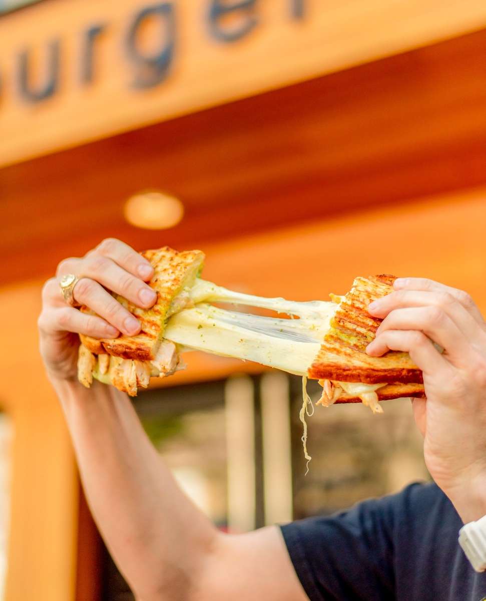 Extra cheesy sandwich