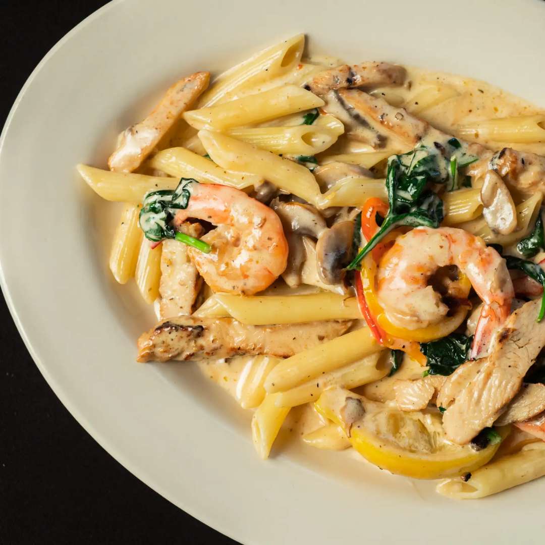 Chicken & Shrimp Fiorentina!