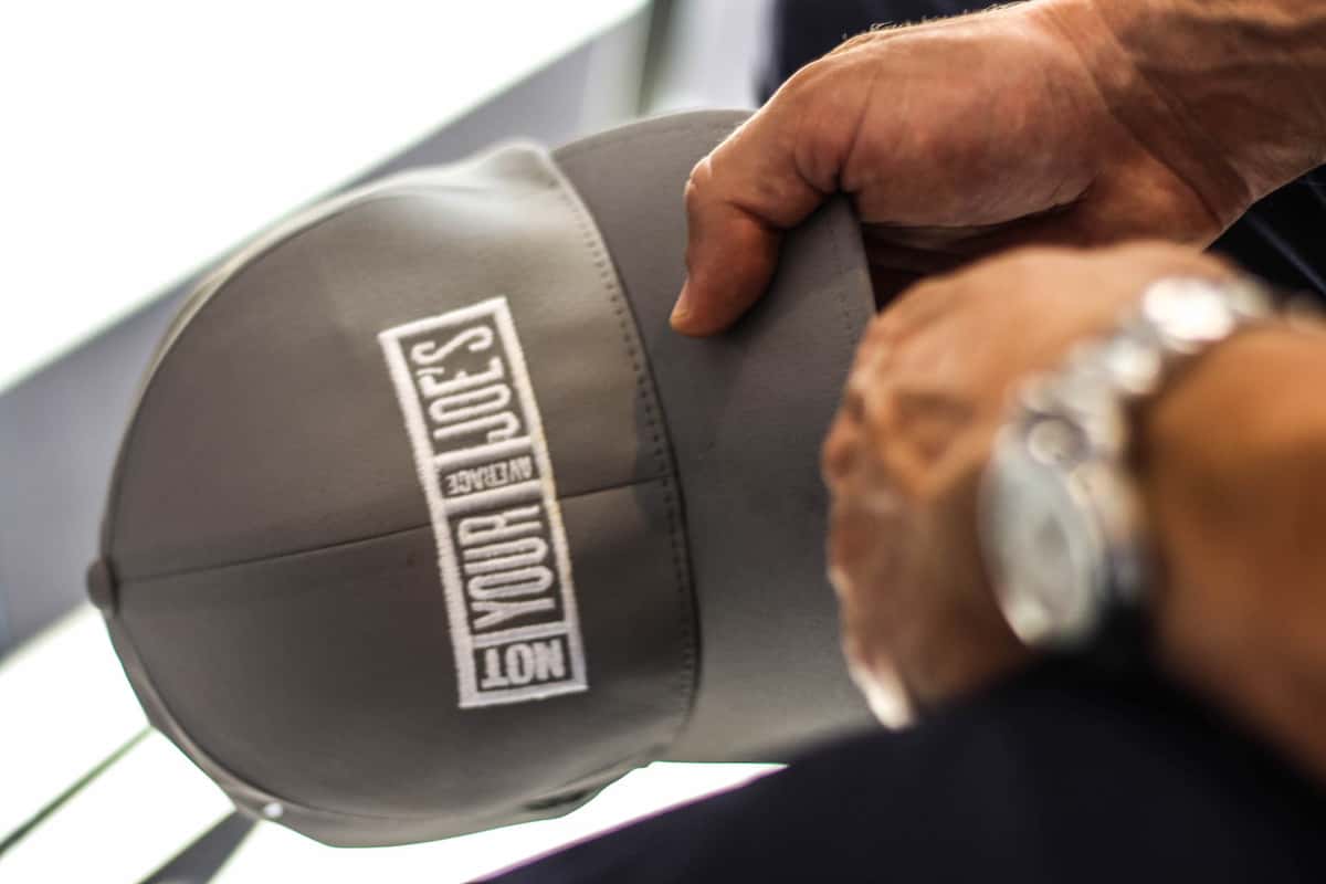 branded hat