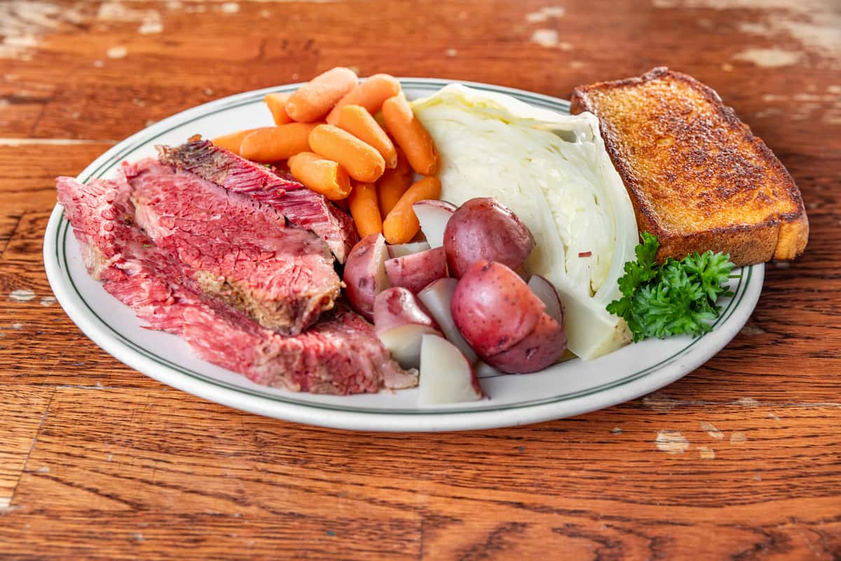 Corned Beef &amp; Cabbage - Menu - O&rsquo;Blarney&rsquo;s Irish Pub - Irish 