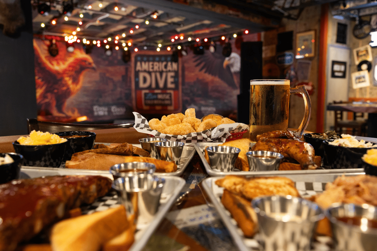 American Dive Bar, Downtown Atlanta, live music, barbecue