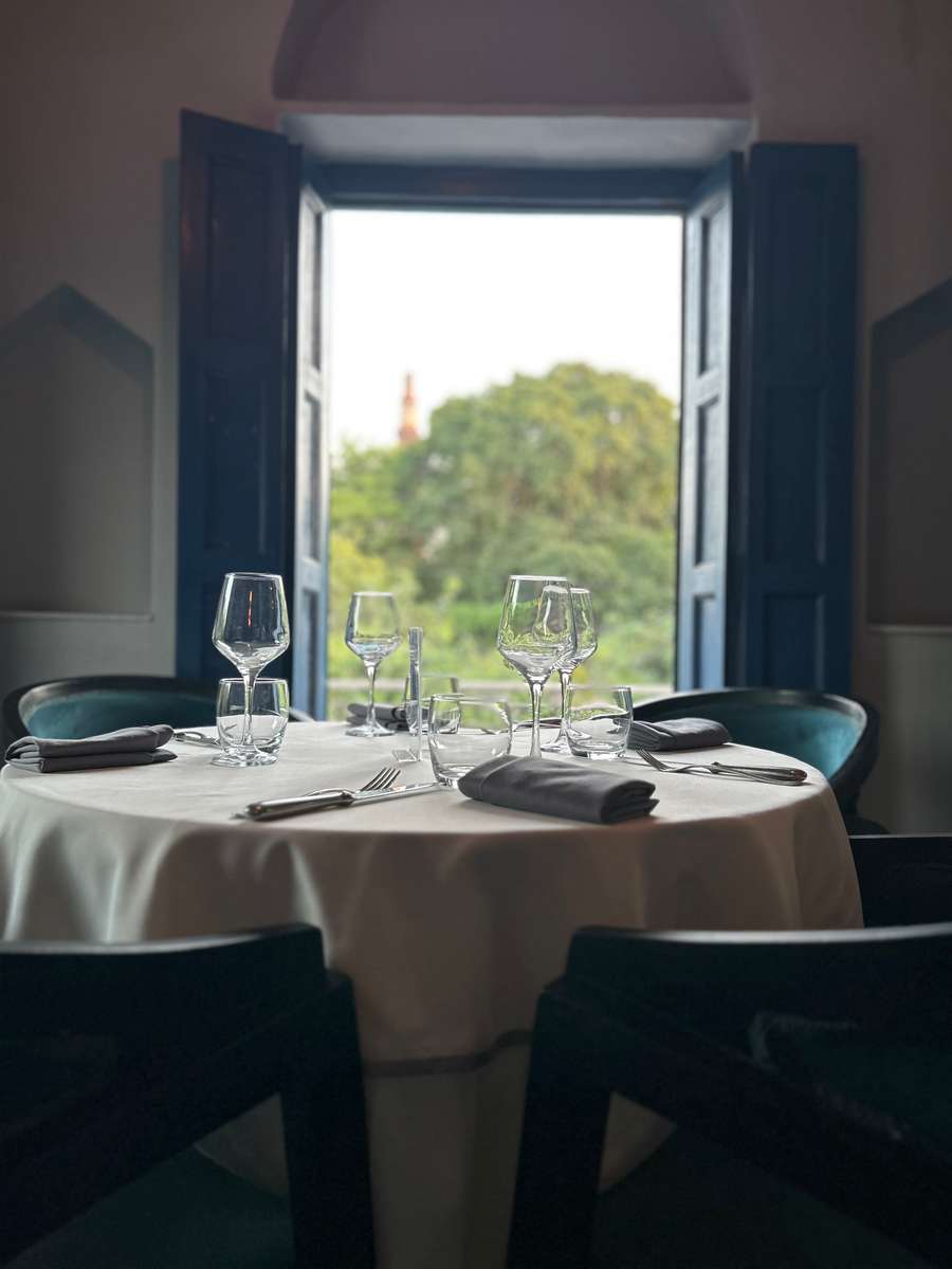 Rooftop restaurant in Mehrauli with Qutub Minar view at ROOH Delhi