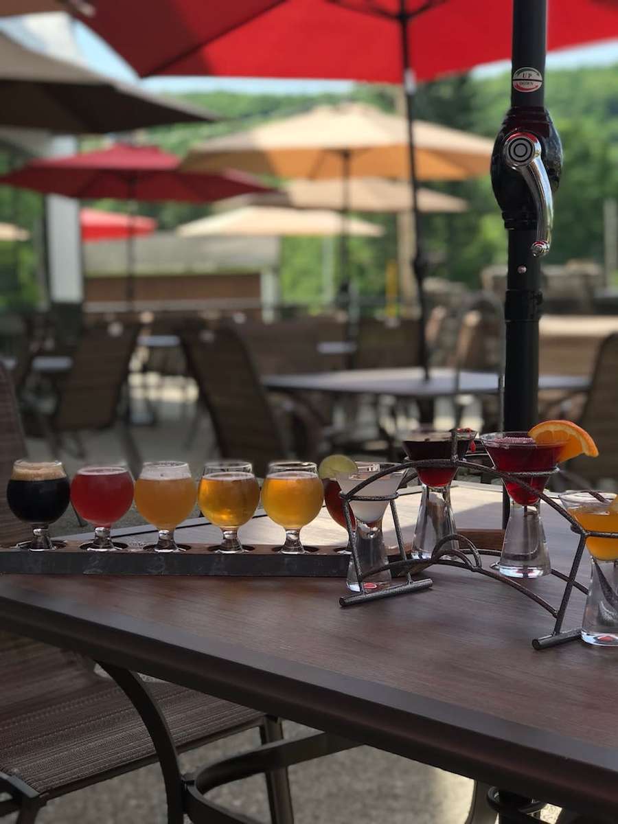 beer and cocktail flights