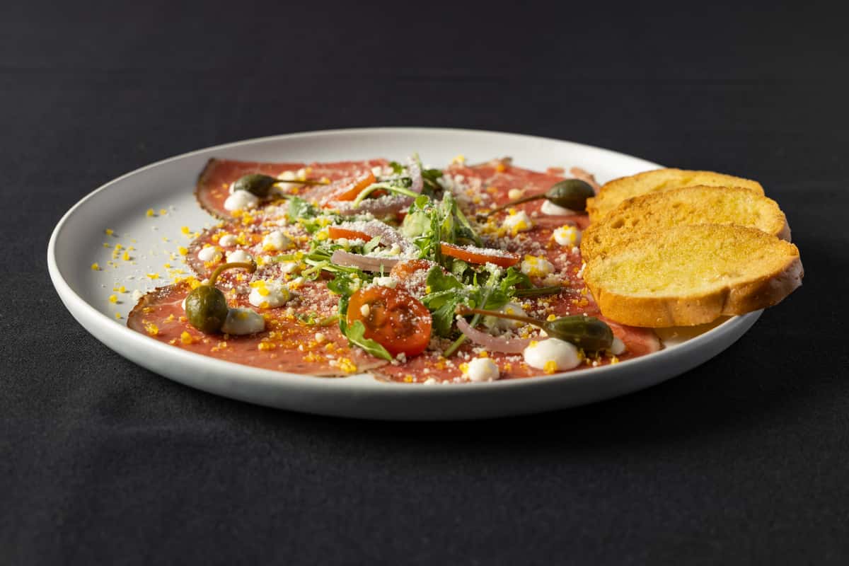 Beef Carpaccio from a River View Bistro