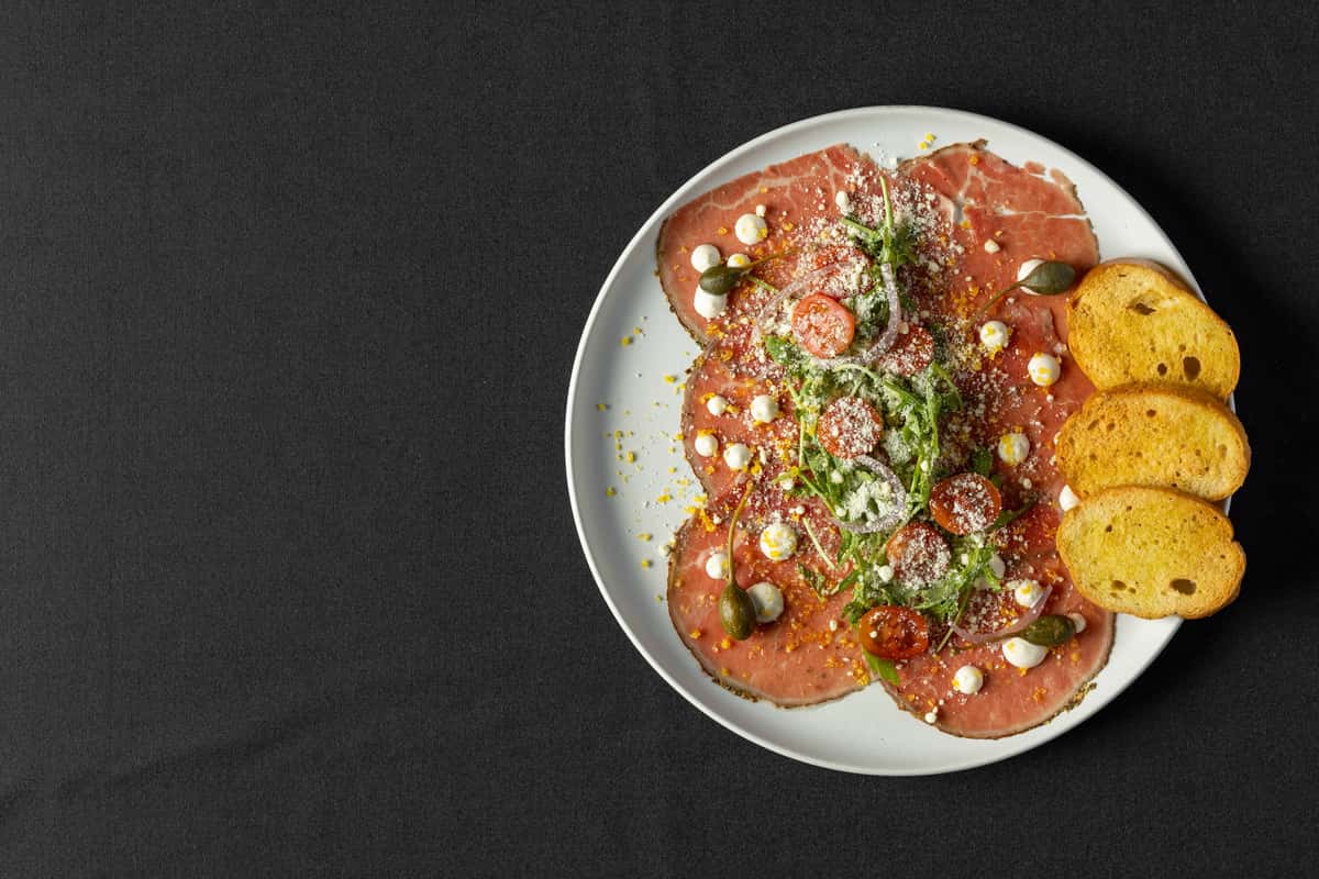 Beef Carpaccio from a River View Bistro
