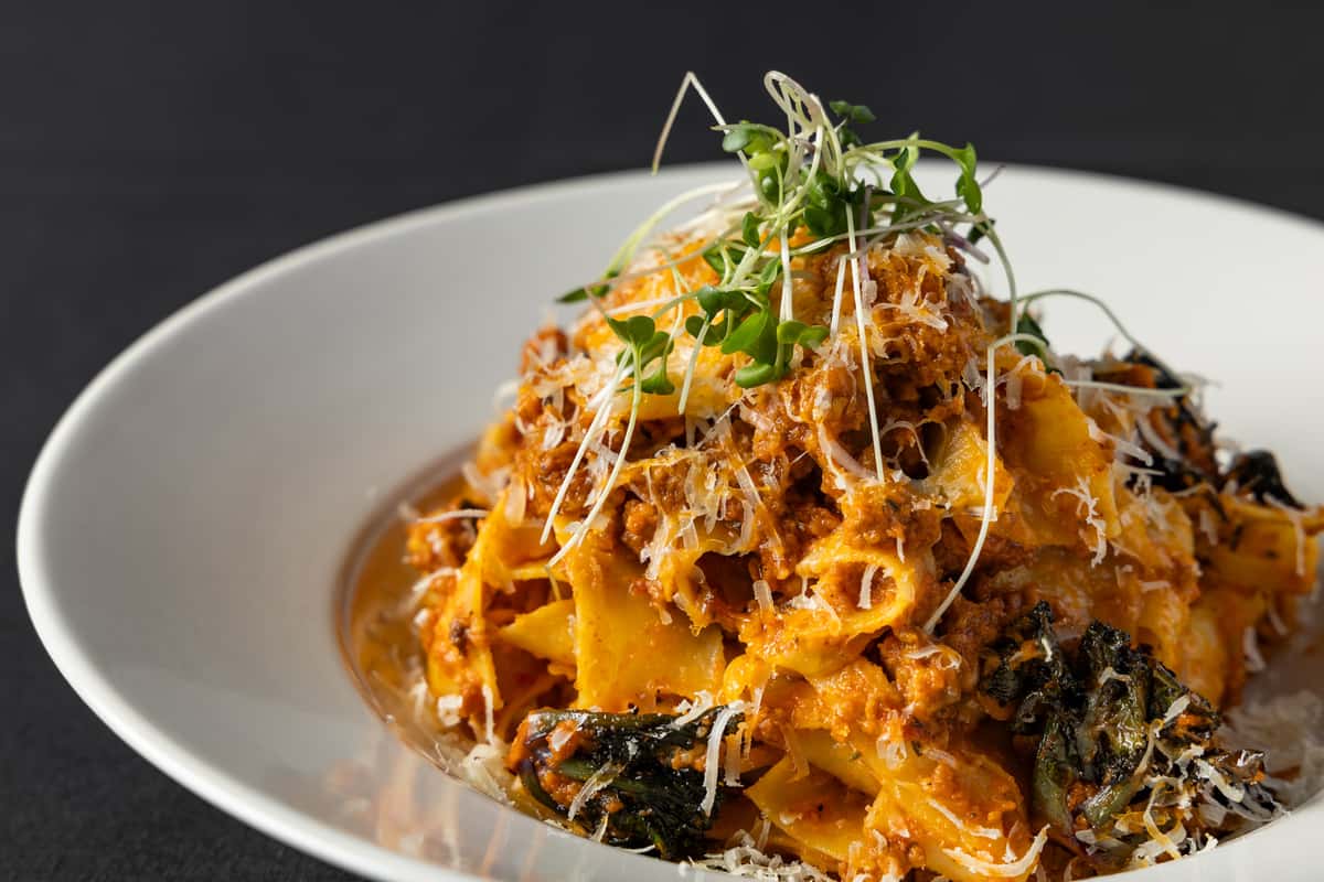 Wild Boar Ragu from a River View Bistro