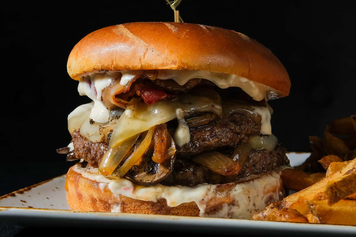 Mushroom Swiss Burger
