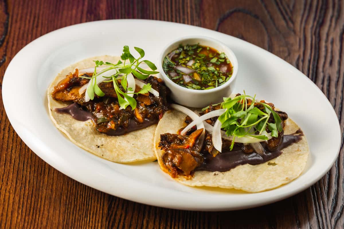 mushroom tacos.