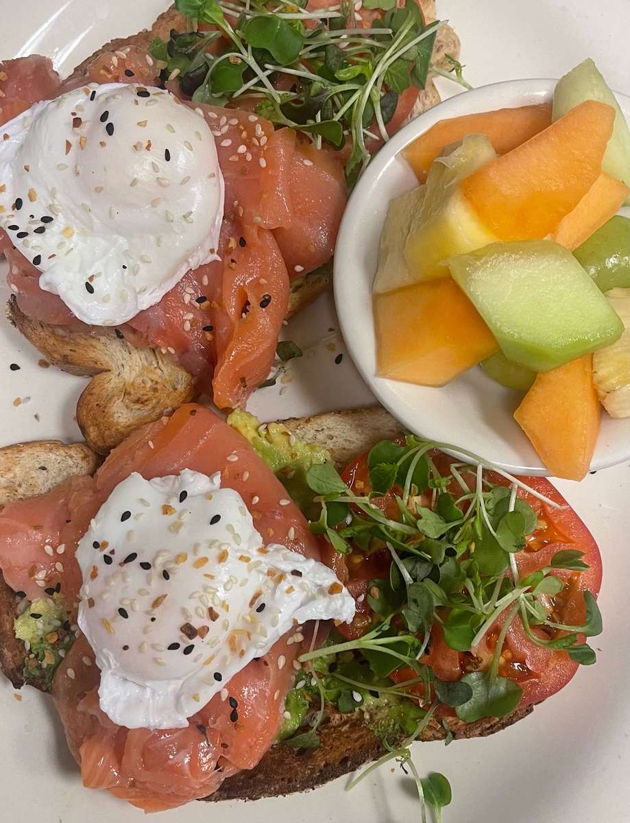 Smoked Salmon + Poached Eggs