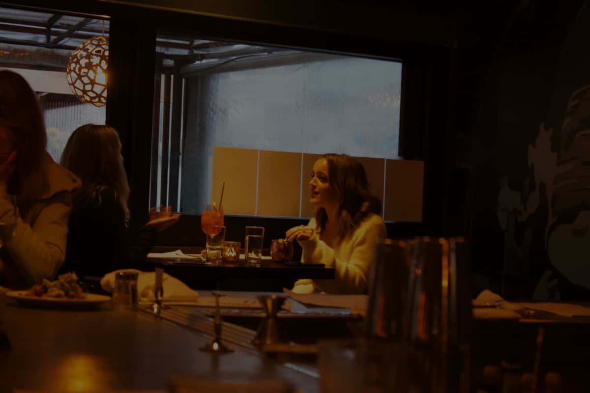 people having dinner