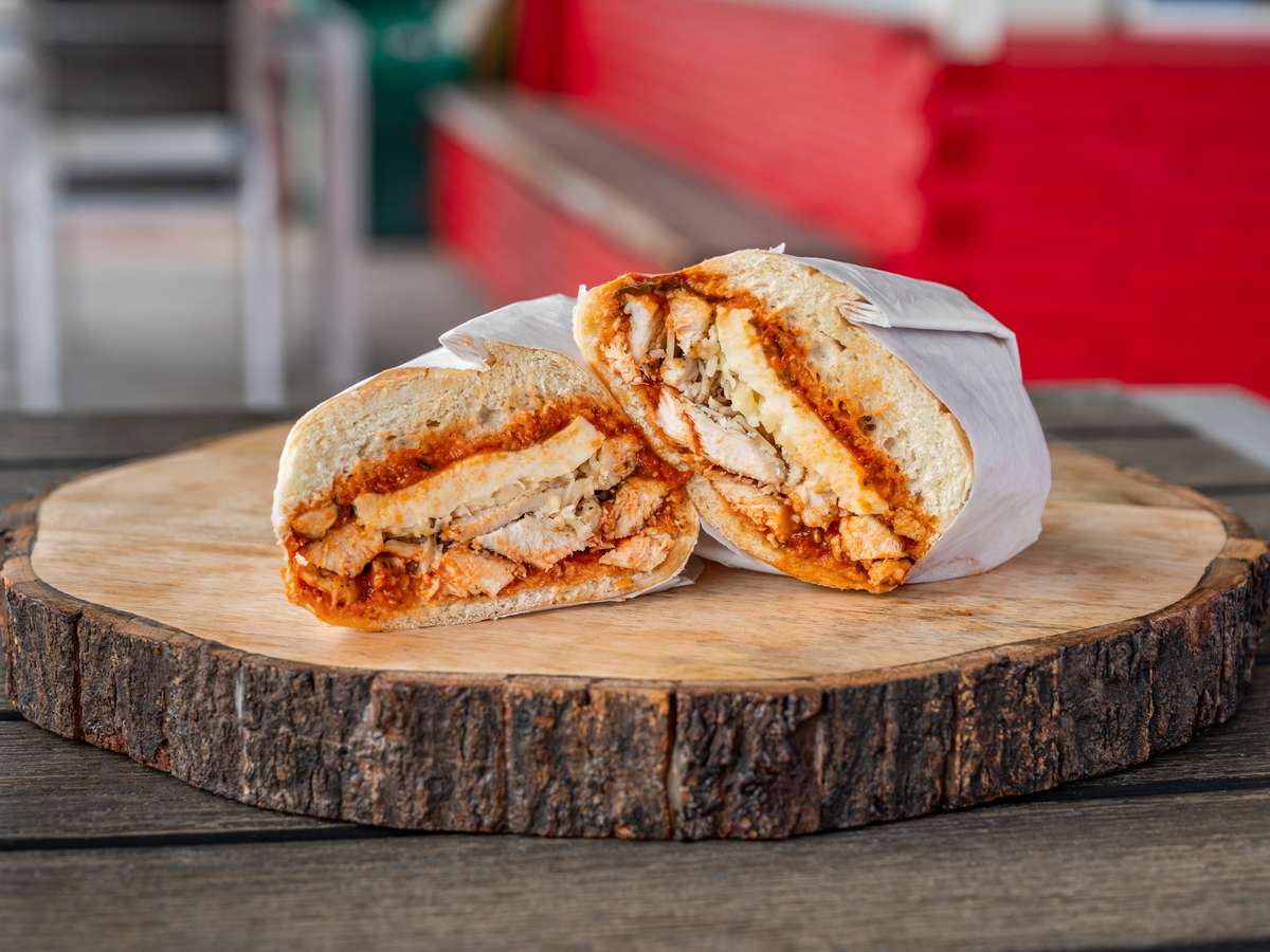 Chicken parm sandwich