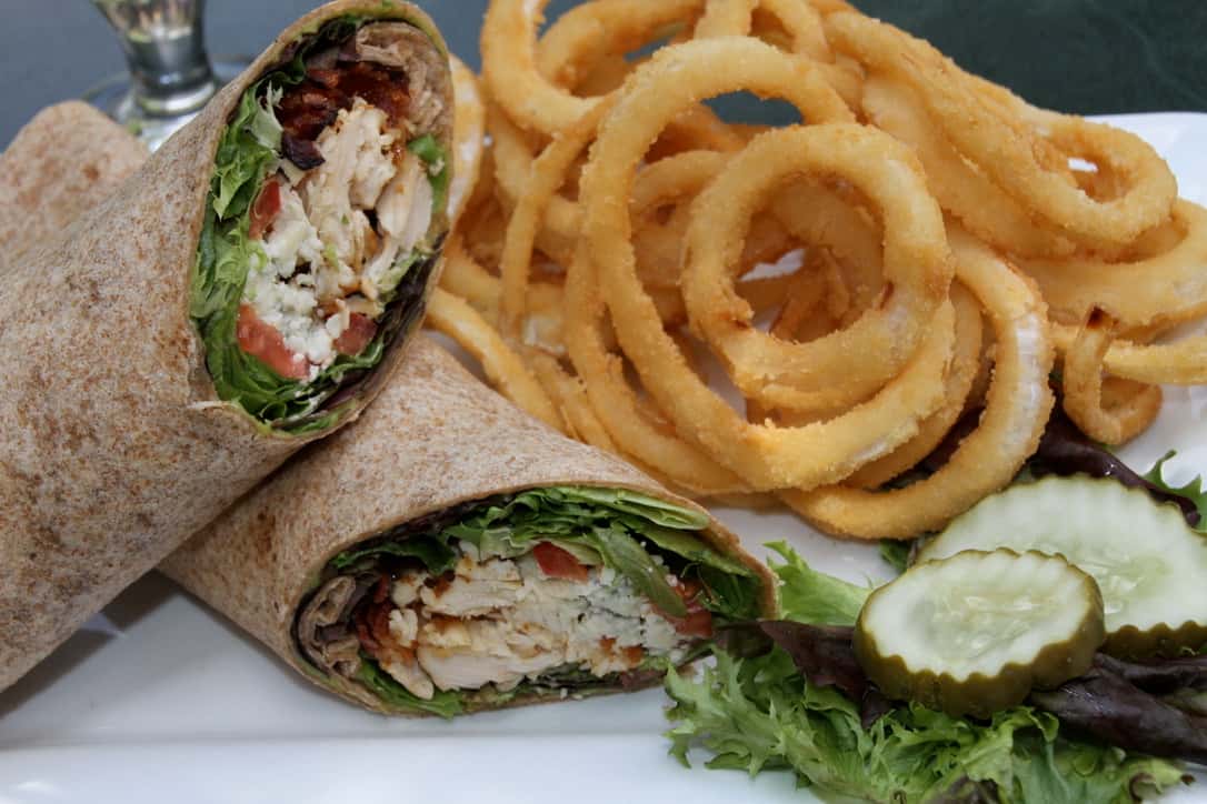 wrap and curly fries