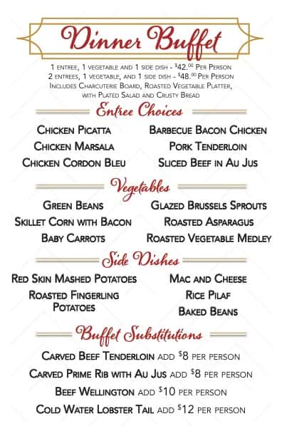 Dinner Buffet