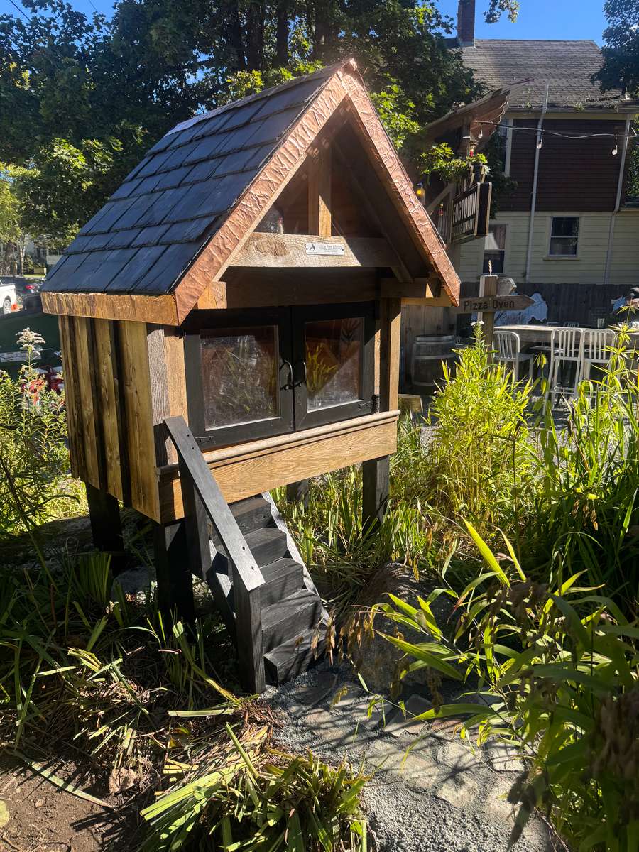 Fogtown Beer Garden Little Free Library
