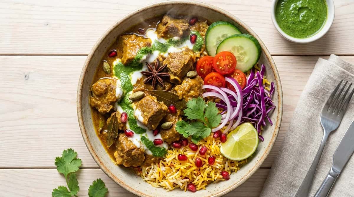 Lamb Curry bowl