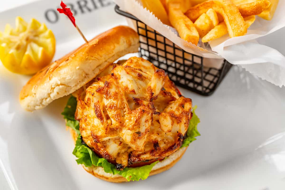 crab cake sandwich