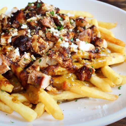 Curry Jerk Fries Caribbean Haven Restaurant Catering