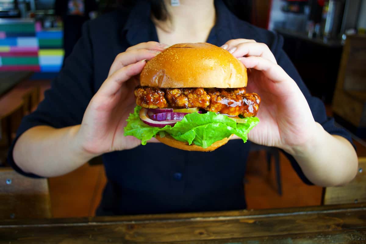 BBQ Cauliflower Sandwich