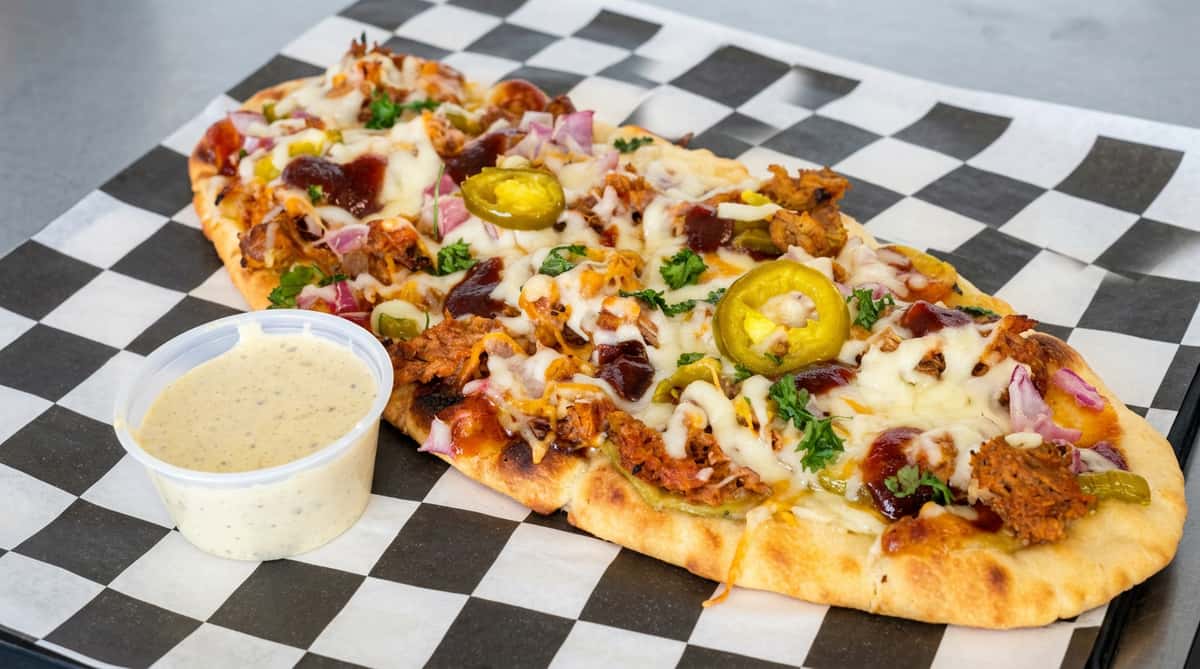 BBQ Flatbread Pizza
