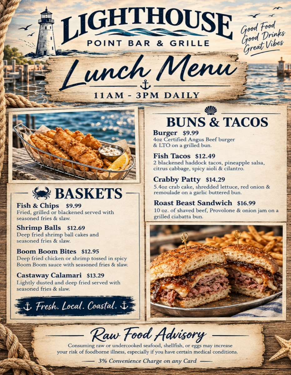 Lunch Menu