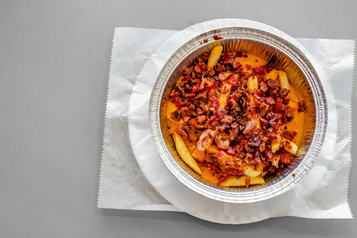 Bacon cheese fries