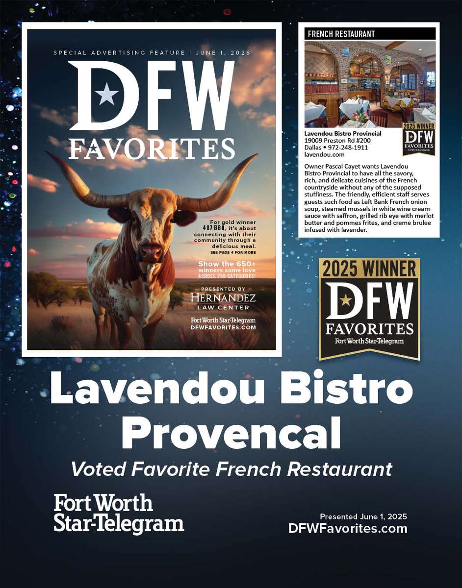 DFW award favorite 2025