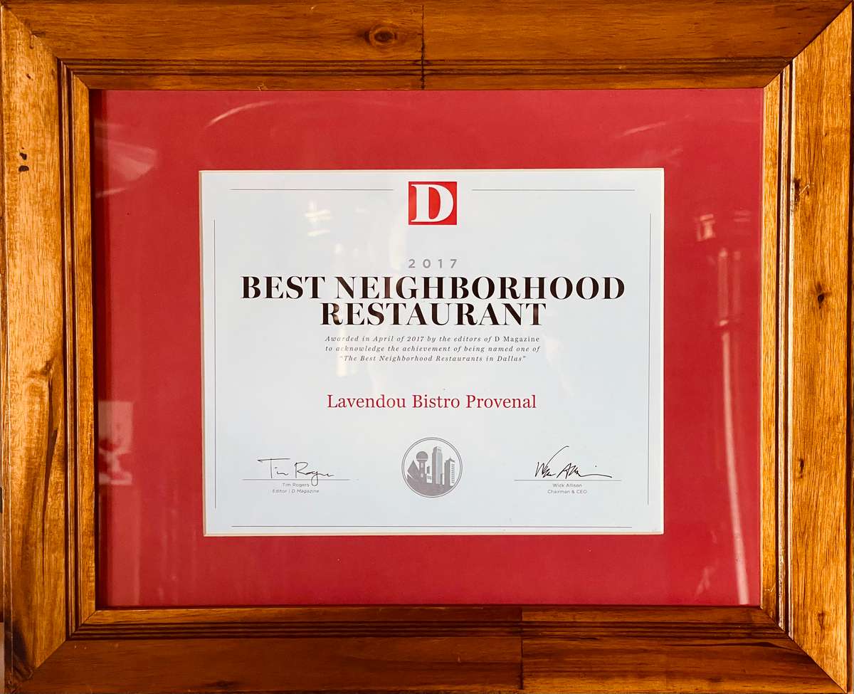 Best Neighborhood Restaurant 2017
