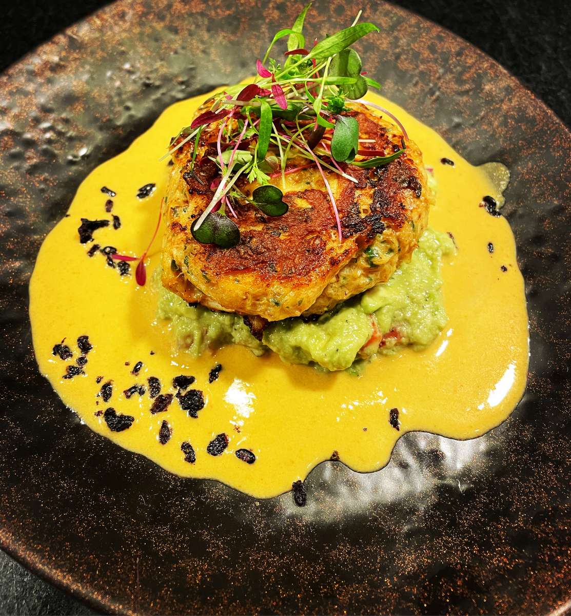 SOUTH INDIAN CRAB CAKE - Dinner - ROOH Progressive Indian