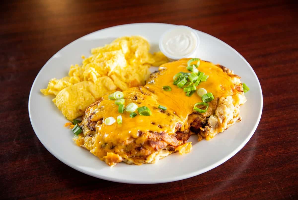 Potato Pancakes with Eggs