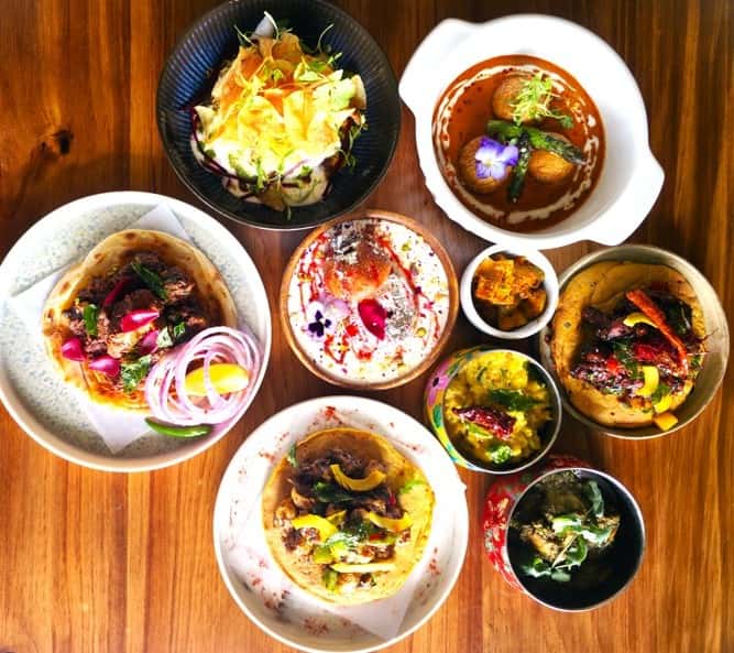 Mothers day special menu spread