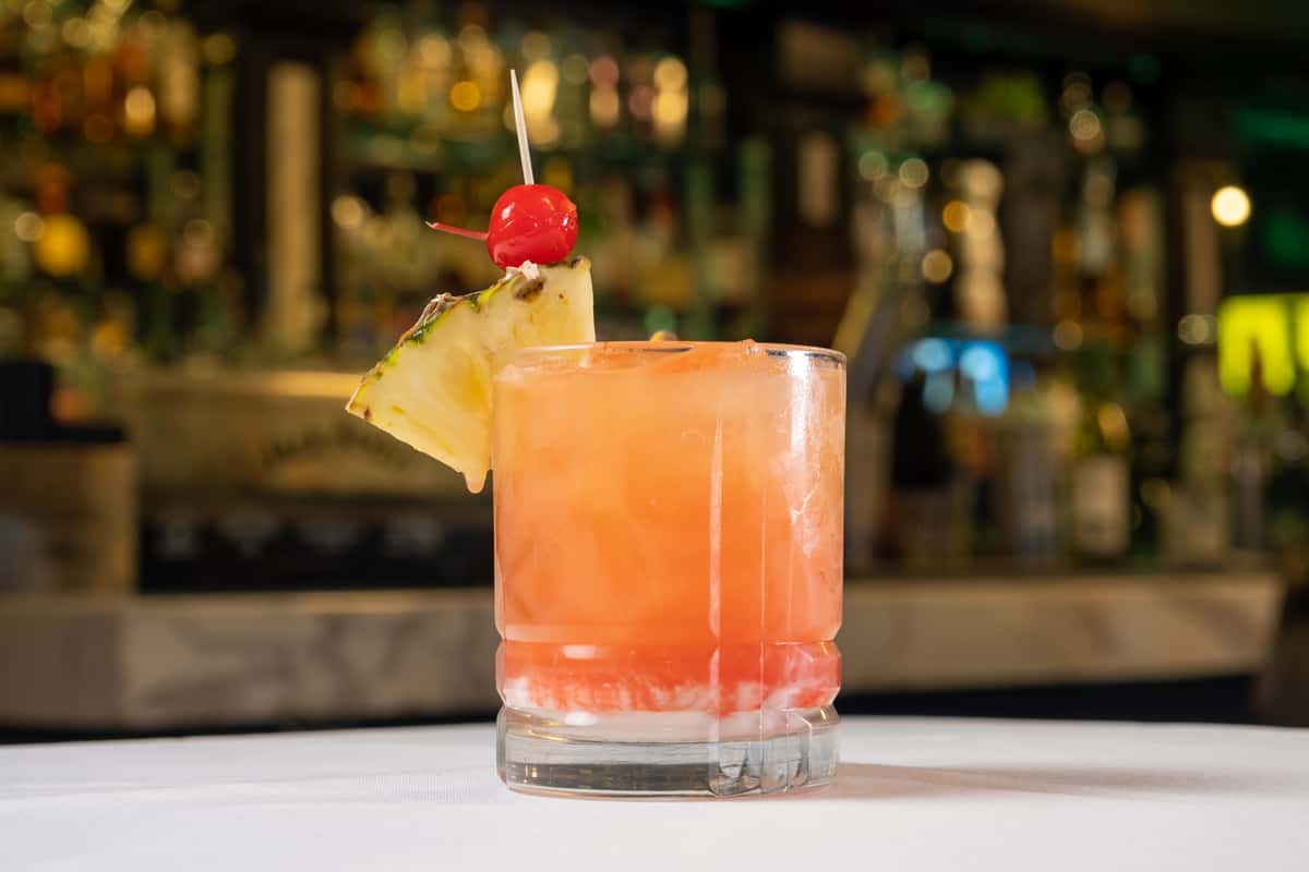 Dark Rum Rum Pineapple Orange Juice Bahama Mama Drinks El Patron