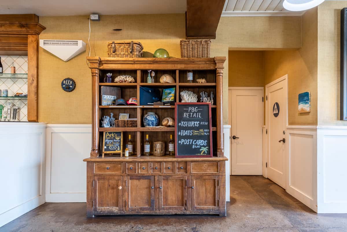 wooden hutch