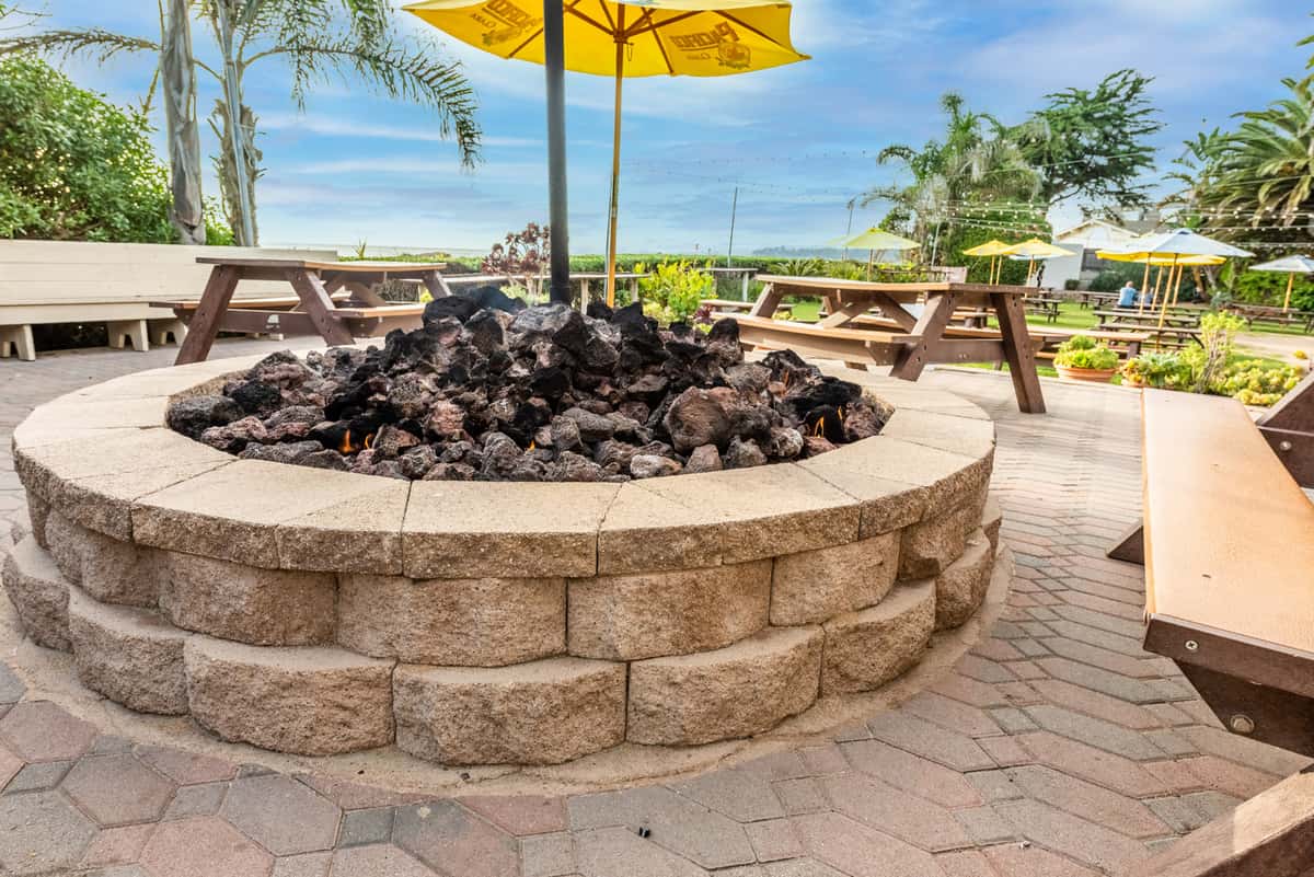 patio with ocean view
